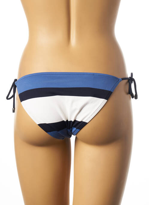 Bas de maillot de bain imprimé rayures bikini bleu ANDRES SARDA femme