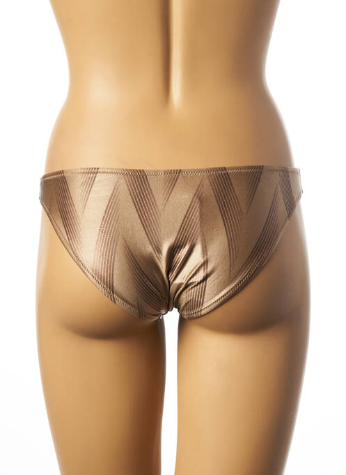 Bas de maillot de bain beige JOLIDON pour femme