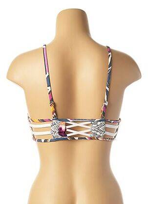 Haut de maillot de bain stretch blanc LES P'TITES BOMBES femme
