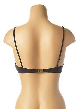 Haut de maillot de bain bretelles élastiquées marron ANDRES SARDA femme