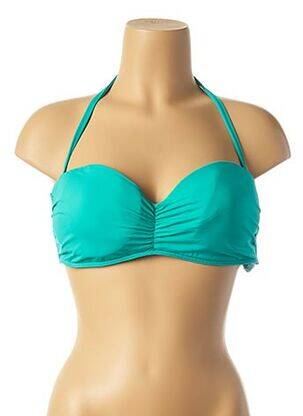 Haut de maillot de bain haut soutien-gorge moulé haut soutien-gorge moulé vert KIWI femme