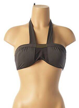 Haut de maillot de bain haut soutien-gorge moulé haut soutien-gorge moulé marron ANDRES SARDA femme