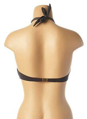 Haut de maillot de bain haut soutien-gorge moulé haut soutien-gorge moulé marron ANDRES SARDA femme