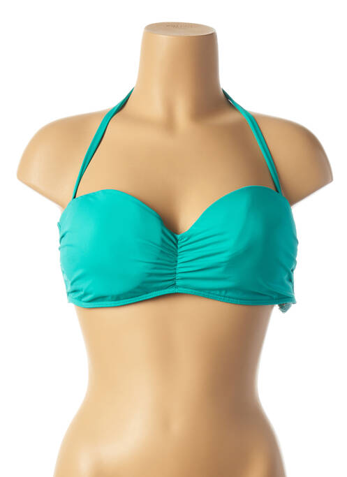 Haut de maillot de bain haut soutien-gorge moulé haut soutien-gorge moulé vert KIWI femme