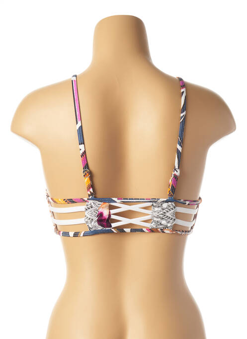 Haut de maillot de bain blanc LES P'TITES BOMBES pour femme