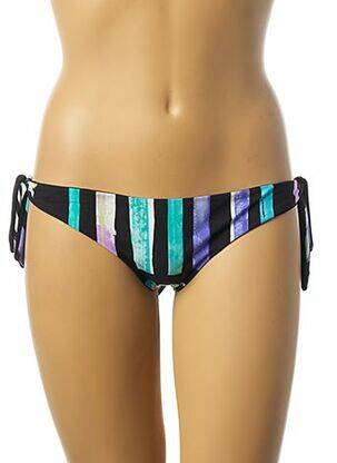 Bas de maillot de bain fermeture liens à nouer bikini noir RITRATTI femme