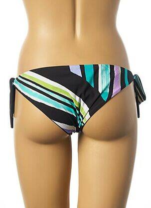 Bas de maillot de bain fermeture liens à nouer bikini noir RITRATTI femme