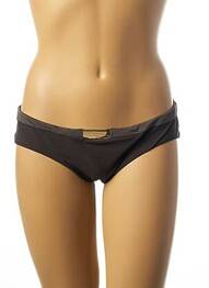 Bas de maillot de bain tissage satiné culotte marron ANDRES SARDA femme