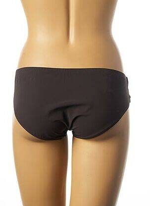 Bas de maillot de bain tissage satiné culotte marron ANDRES SARDA femme