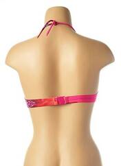 Haut de maillot de bain rose HUIT pour femme seconde vue