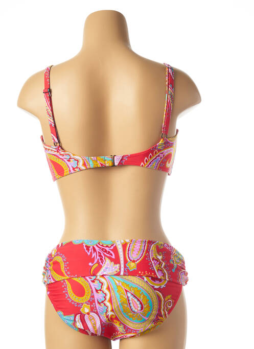 Maillot de bain 2 pièces rouge CYELL pour femme