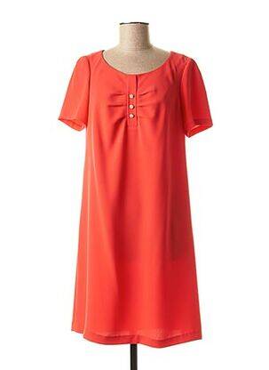Robe courte orange ANTONELLE pour femme