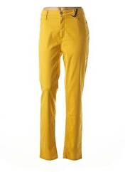 Pantalon slim jaune DESGASTE pour femme seconde vue