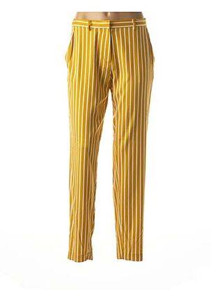 Pantalon droit jaune ZILCH pour femme
