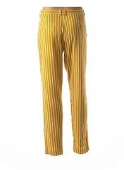 Pantalon droit jaune ZILCH pour femme seconde vue