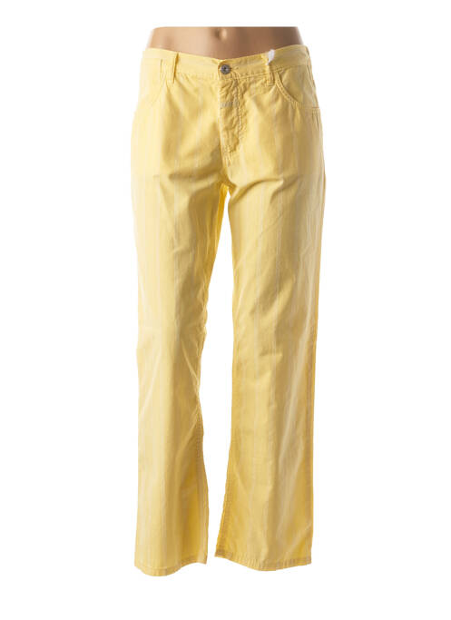 Pantalon droit jaune CLOSED pour femme