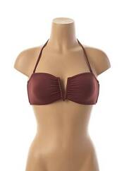 Haut de maillot de bain marron SEAFOLLY pour femme seconde vue