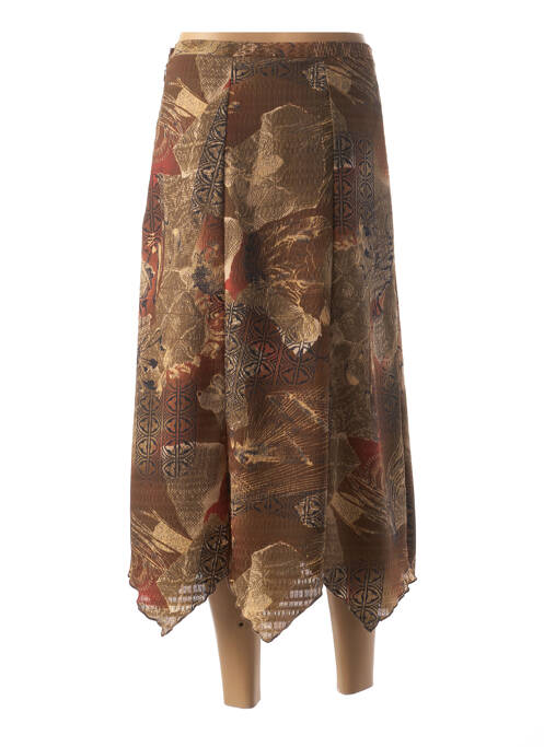 Jupe longue vert CLAUDE DE SAIVRE pour femme