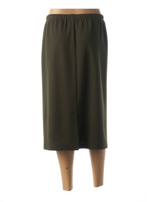 Jupe mi-longue vert BRIGITTE SAGET pour femme