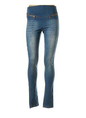 Jegging taille haute taille haute bleu VERO MODA femme