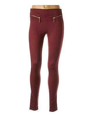 Jegging taille haute taille haute rouge VERO MODA femme
