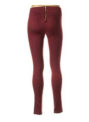 Jegging taille haute taille haute rouge VERO MODA femme