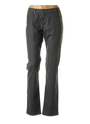 Pantalon droit stretch taille normale gris KANOPE femme