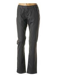 Pantalon droit stretch taille normale gris KANOPE femme