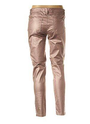 Pantalon slim taille basse taille basse rose CKS femme