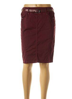 Jupe mi-longue stretch rouge GERRY WEBER femme