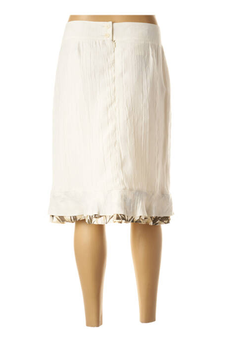 Jupe mi-longue beige ANNE KELLY pour femme