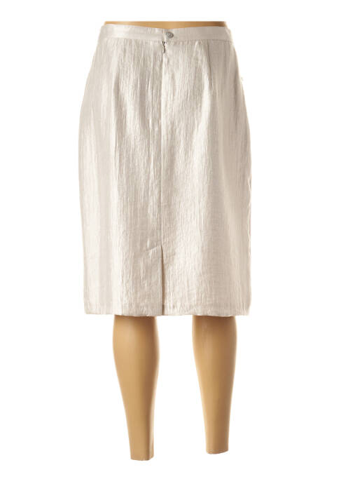 Jupe mi-longue gris CHRISTINE LAURE pour femme