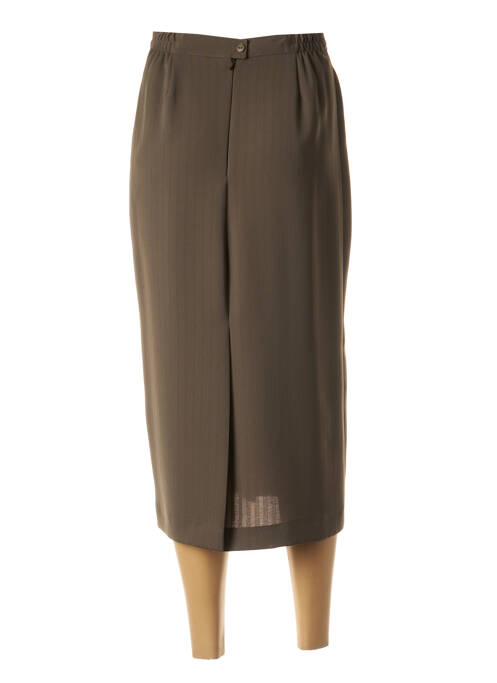 Jupe mi-longue vert GUY DUBOUIS pour femme