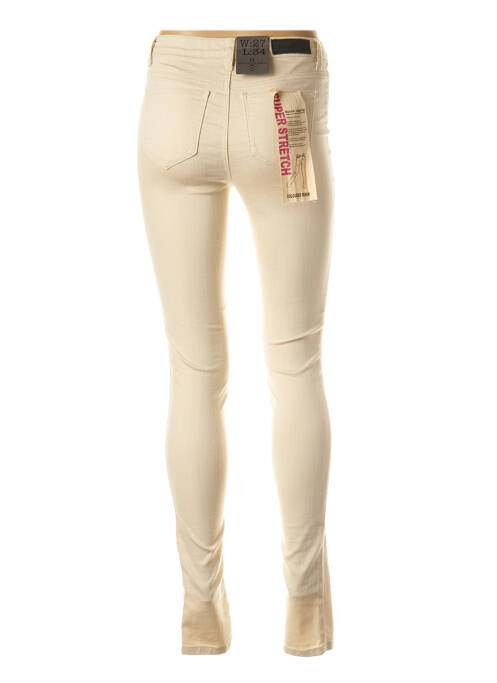 Pantalon slim beige VERO MODA pour femme