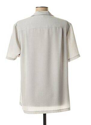 Chemisier poches poitrine manches courtes gris FEDORA femme