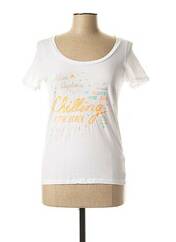 T-shirt blanc CKS pour femme seconde vue