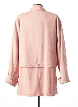 Veste casual epaulette rose ALMINA femme