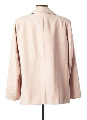 Veste casual col tailleur rose ARIELLE femme