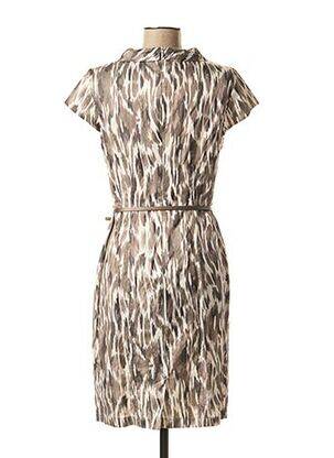 Robe mi-longue imprimé fantaisie manches courtes vert GERRY WEBER femme