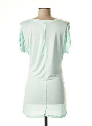 T-shirt coupe cintrée manches courtes bleu VERO MODA femme