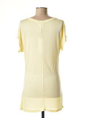 T-shirt coupe cintrée manches courtes jaune VERO MODA femme