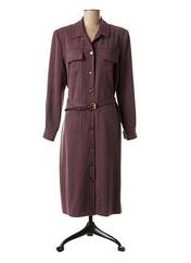 Robe mi-longue violet COUTUREINE pour femme seconde vue