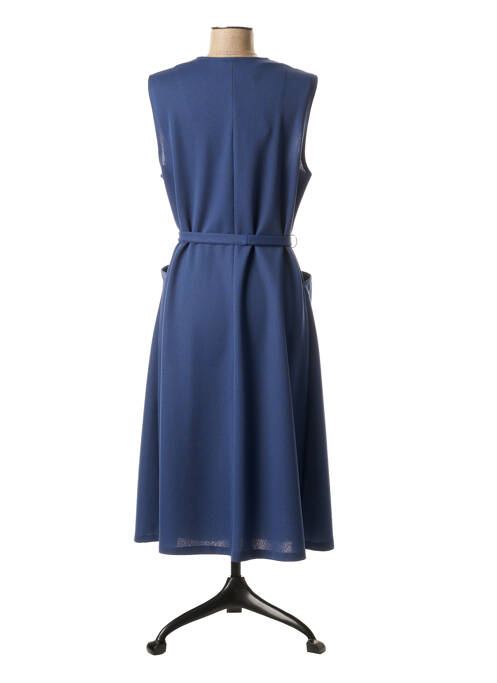 Robe mi-longue bleu GRIFFON pour femme