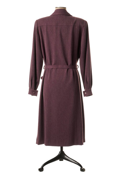 Robe mi-longue violet COUTUREINE pour femme