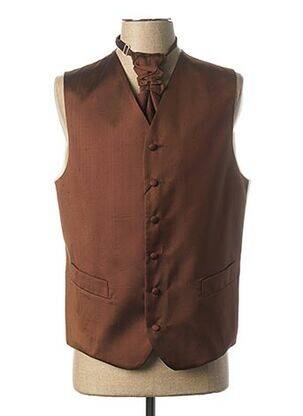 Gilet sans manche marron ELIOS homme