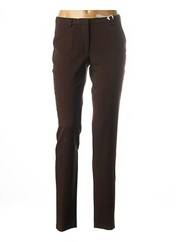 Pantalon marron VERO MODA pour femme seconde vue