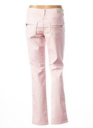 Pantalon slim taille basse taille basse rose KANOPE femme
