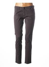 Pantalon slim taille basse taille basse gris ANNA SCOTT femme