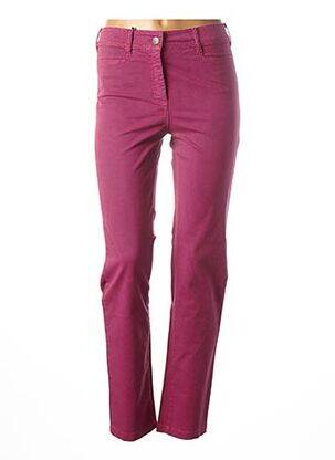 Pantalon slim taille normale taille normale rose PAUL BRIAL femme