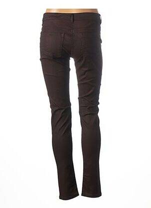 Pantalon slim taille basse taille basse rouge SANDWICH femme